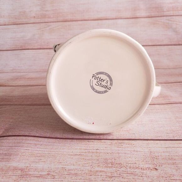 Unique Potter's Studio Ceramic Christmas Tree Lights Jug with Handle - Picture 7 of 10